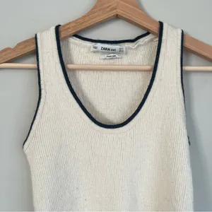 Zara Italian Yard Knit Tank Top Size Medium thumbnail 2