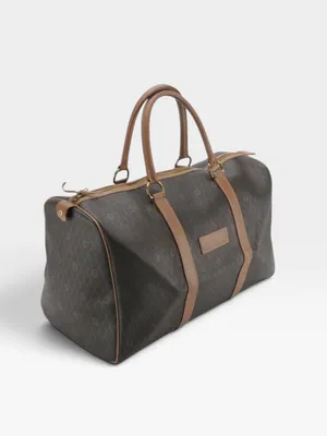Christian Dior Honeycomb Vintage Boston Duffle Bag with COA thumbnail 3