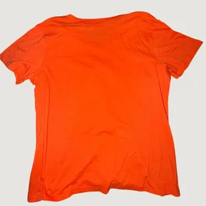 CSA San Francisco Giants MLB Womens V-Neck T-Shirt Orange Large Striped Logo thumbnail 3