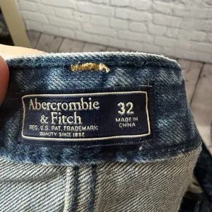 Abercrombie & Fitch Blue Denim Skirt size 32 thumbnail 9