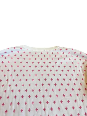 Mattel Barbie Pullover Stretchy Sweater Crew Neck Pony Tail Pink Size Small NWT thumbnail 10