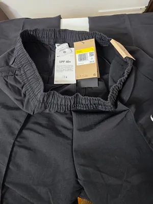 Nike Trend Woven Mid Rise Full Length Pants Women's - Black - Size S -FQ3588-010 thumbnail 9