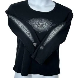 Harley-Davidson Motorcycle Long Sleeve Graphic Tee thumbnail 1