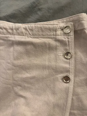 Zara Women’s Tan Asymmetrical Skort thumbnail 2