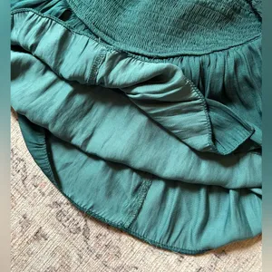 Mustard Seed Boutique Green Ruffle Skirt thumbnail 2