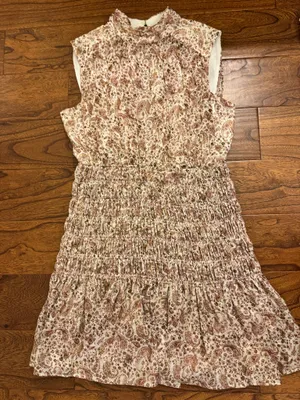 House of Harlow high neck semi formal floral dress thumbnail 1