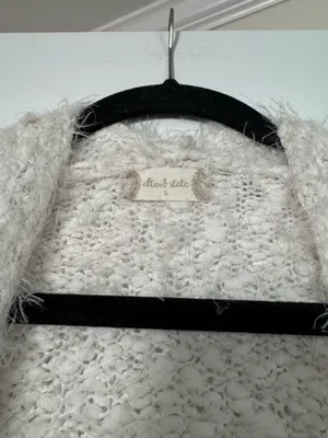 Altar'd State Cardigan Long Cream Small thumbnail 3