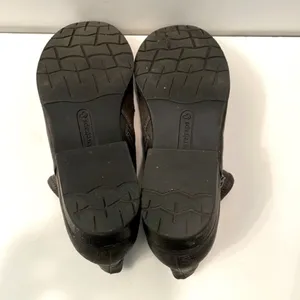 Baretraps- Black Ankle Bootie Style Yulia with Silver Buckle Detail- Size 8.5 thumbnail 9