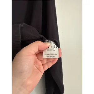Pistola Kirsten Shoulder Pad Crewneck Sweatshirt Black S thumbnail 4