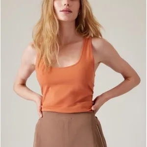 Athleta M Outbound Scoop Neck Tank Top Sunbaked Clay Medium NWT thumbnail 1