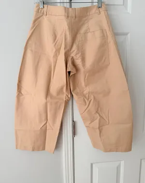 Maeve Curved Cropped Chino Pants, Size 2P thumbnail 7