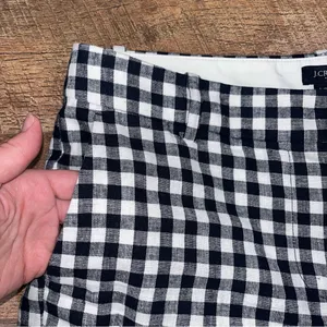 J. Crew Women’s Fully-Lined Gingham Cropped Pants in Size 10 thumbnail 4