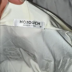 Luxurious Cream Satin Women's Robe thumbnail 5