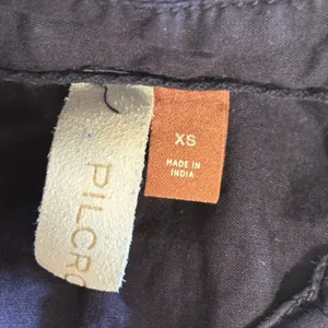Anthropologie Pilcro and the Letterpress Navy Blue Relaxed Fit Cotton Blouse XS thumbnail 7