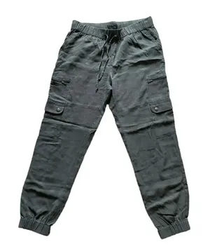 Banana Republic Utility Jogger Green Tencell Womens Pants SZ S thumbnail 1