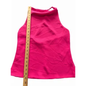 Amanda Uprichard Halter Top Women's Medium Pink Spaghetti Strap #FF7-1 thumbnail 6