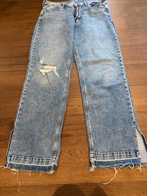 GAP '90s Loose Distressed High-Rise Blue Jeans Denim Size 30 - C55-027 thumbnail 5
