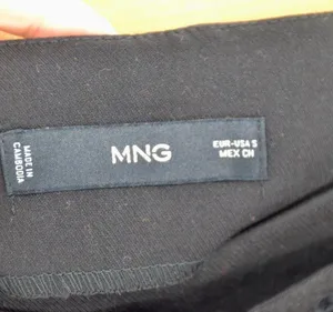 Mango MNG Straight Belted Mini Skirt Low Waist in Black Women's S thumbnail 6