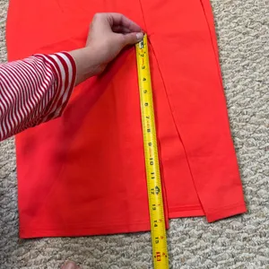 NWT Superdown Red Cutout Cocktail Midi Dress Spaghetti Strap Front Slit Size M thumbnail 4