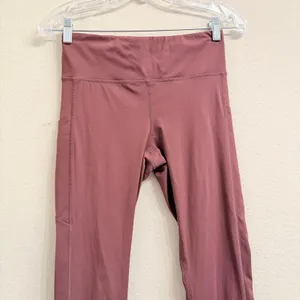 Vuori Stride Leggings VW429 Marsala Red‎ Womens Size S Yoga Athletic Pockets thumbnail 3
