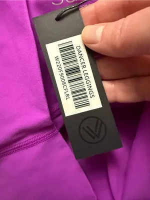 Savvi Fit Dancer Leggings Fuchsia Colorful Athleisure Yoga Walk Womens NWT Large thumbnail 10