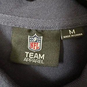 NFL Navy Polo Shirt with Team Logo thumbnail 3
