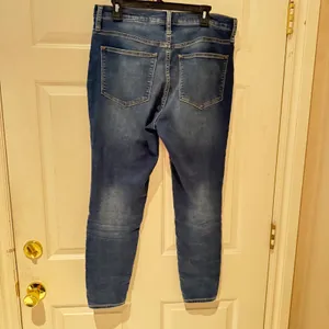 J.Crew 10" High-Rise Skinny‎ Jeans Medium Wash Blue Denim Size 31 thumbnail 5