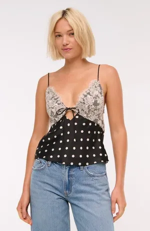 Abercrombie Polka Dot Top thumbnail 1