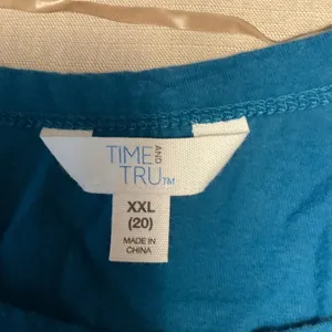 Time and Tru Teal Midi Dress thumbnail 7