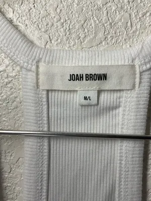 Joah Brown V Neck Racerback Tank M/L thumbnail 5