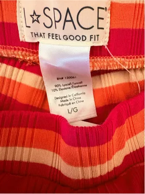 L*Space Paloma Loung Two-Piece Set, Women's Size L, Pink and Orange NWT thumbnail 10