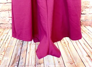 The Vanity Room | Magenta V-Neck Skort Romper thumbnail 5