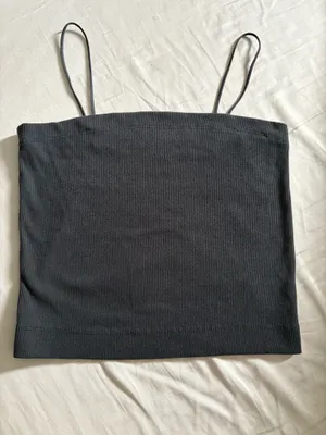 American Eagle Navy Blue Ribbed tank thumbnail 3