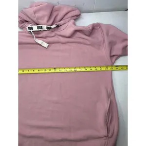 UGG Aderlyn Fleece Lounge Hoodie Dress in Clay Pink Size L thumbnail 6