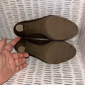 Anthropologie Holding Horses Heels Womens‎ 39 Platform Pump Brown Moc Toe Casual thumbnail 6