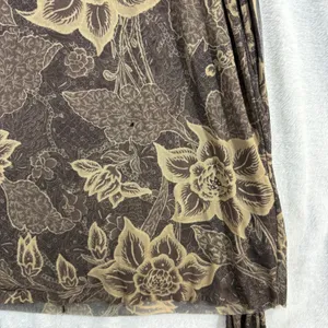 WESTON WEAR S‎ Brown Floral Wrap Midi Dress Whimsygoth Boho Fairy Y2K thumbnail 6