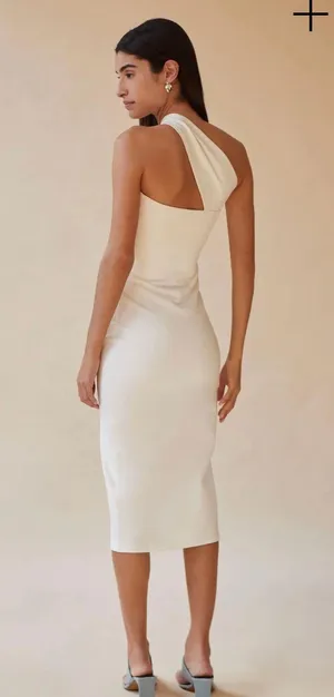 Marcella NYC White Caterina Dress thumbnail 3