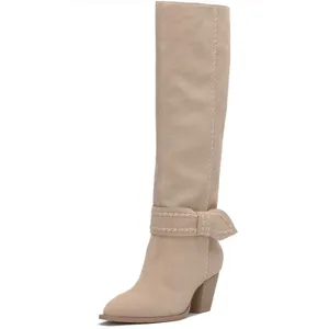 Lucky Brand Risvin Knee High Boot Smoke Grey Oil Suede size 10 thumbnail 4