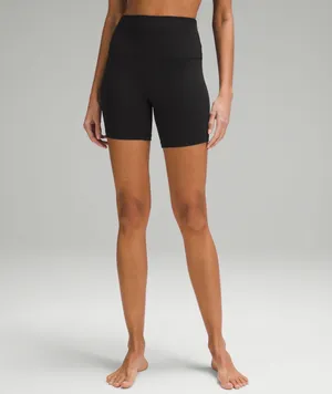 Lululemon Black Align Shorts 6" High-Rise thumbnail 3