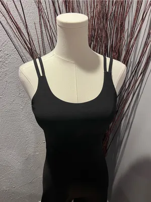 🌺WILO BLACK RIBBED FLARE ATHLETIC JUMPSUIT SIZE SMALL🌺 thumbnail 2