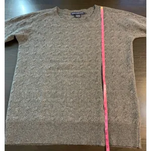 Ralph Lauren Sport Wool Blend Rabbit Gray Cable Knit‎ Crew Neck Sweater Preppy thumbnail 11