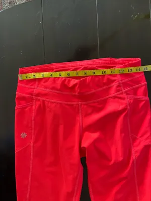 Bright Orange Athletic Capri ATHLETA Leggings ( Medium)   thumbnail 7