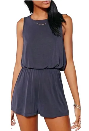 Silence + Noise Gray Lounge Romper - Size Small thumbnail 1