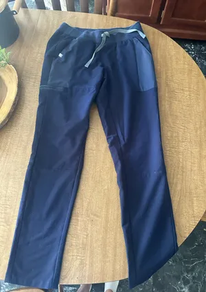 FIGS Navy Cargo Straight Scrub Pant  thumbnail 1
