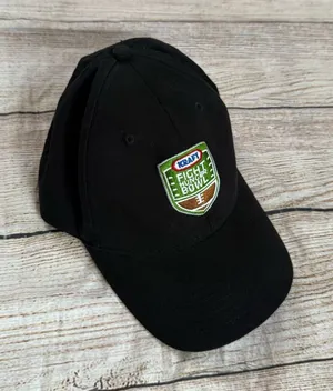 Kraft Fight Hunger Bowl black embroidered baseball hat thumbnail 1