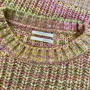 ANTHROPOLOGIE Ribbed Obi Melange‎ Crewneck Sweater Pullover Knit Marled Small thumbnail 11
