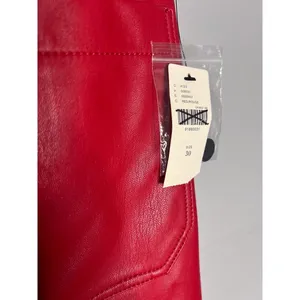 NWT Anthropologie‎ Maeve The Colette Faux Leather Crop Wide-Leg Pants Size 30 thumbnail 5
