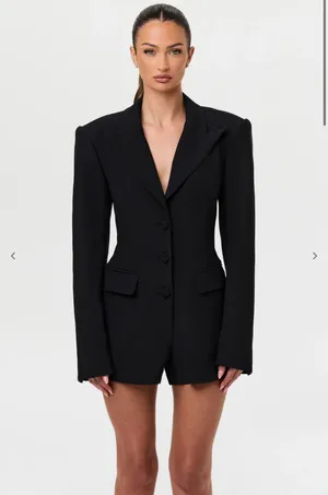 Naked Wardrobe Romper Black thumbnail 2