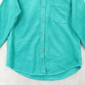 Putumayo Green Long Sleeve Cotton Button‎ Up VTG Y2K Western Utility Shirt Small thumbnail 4