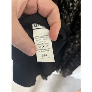 Baltic born Belfast Pleated Maxi Dress 3x Black Floral Cottagecore thumbnail 8